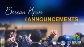 Berean Announcements 11-26-2022