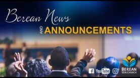 Berean | July 20, 2024 Exciting News!