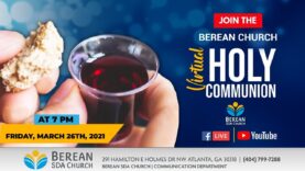 HOLY COMMUNION | 3/26/21