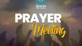 Prayer Meeting – May 5, 2021