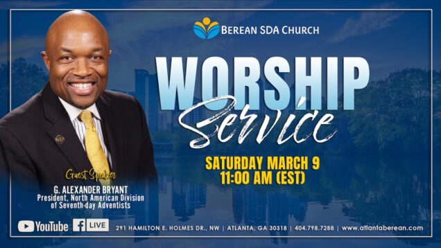 Sabbath Worship at Atlanta Berean | March 9, 2024 |