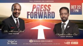 Press Forward|October 22, 2022|Chaplain Cox